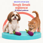 Patlıcan | El Örgüsü Kedi ve Köpek Oyuncağı