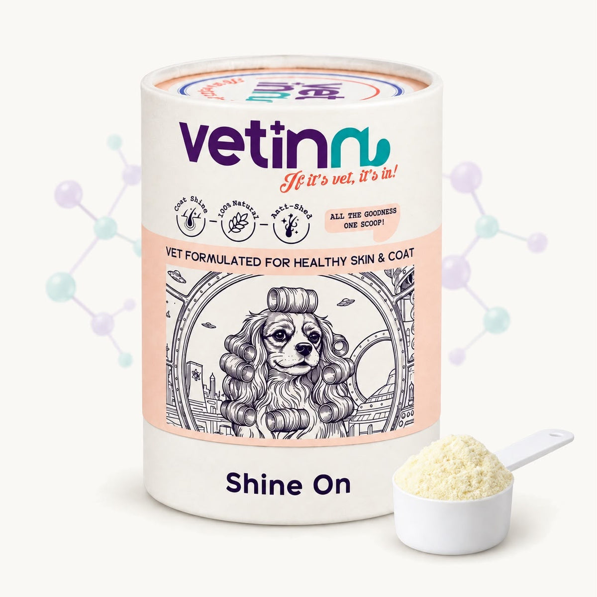 Shine On | Köpek Deri ve Tüy Sağlığı Desteği, 150 g